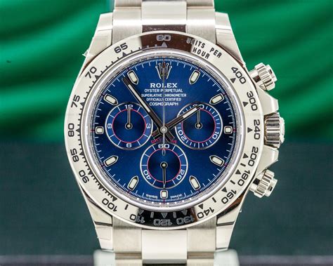 rolex daytona blue dial gold|Rolex daytona 116509 price.